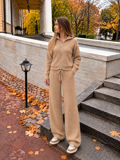 Rapallo Women's Hooded Knit Set