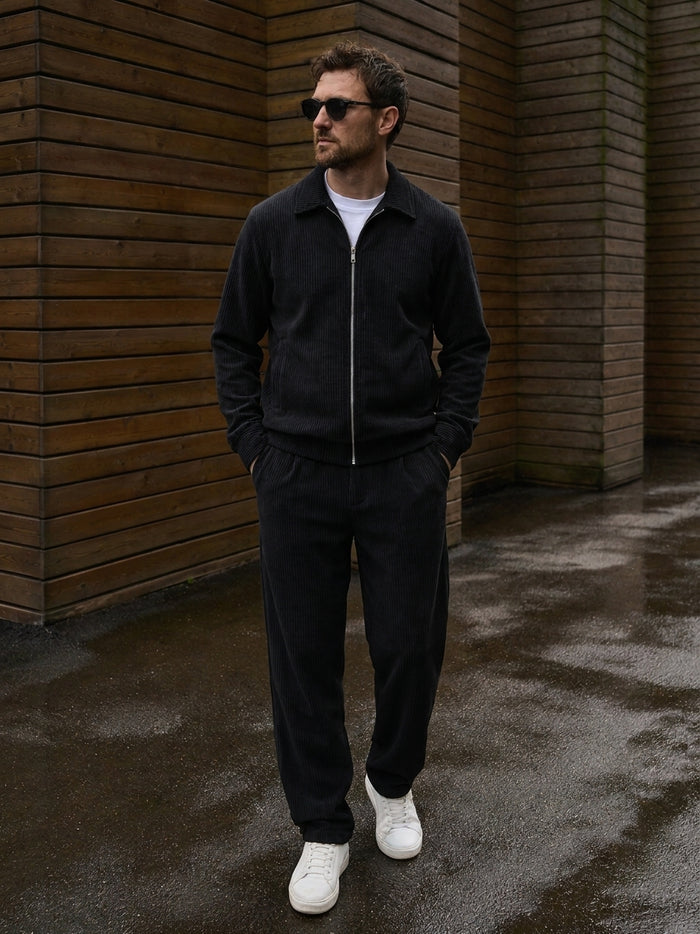 Bolzano Double-Zip Tracksuit - Black