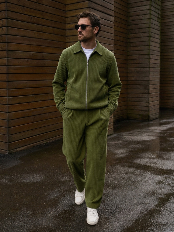 Bolzano Double-Zip Tracksuit - Khaki