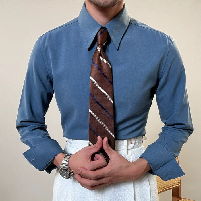 Gaeta Dress Shirt fabric