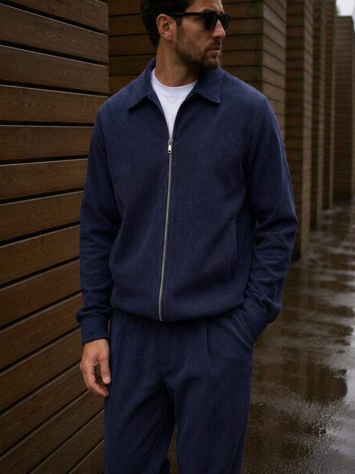 Bolzano Double-Zip Tracksuit - Blue detail