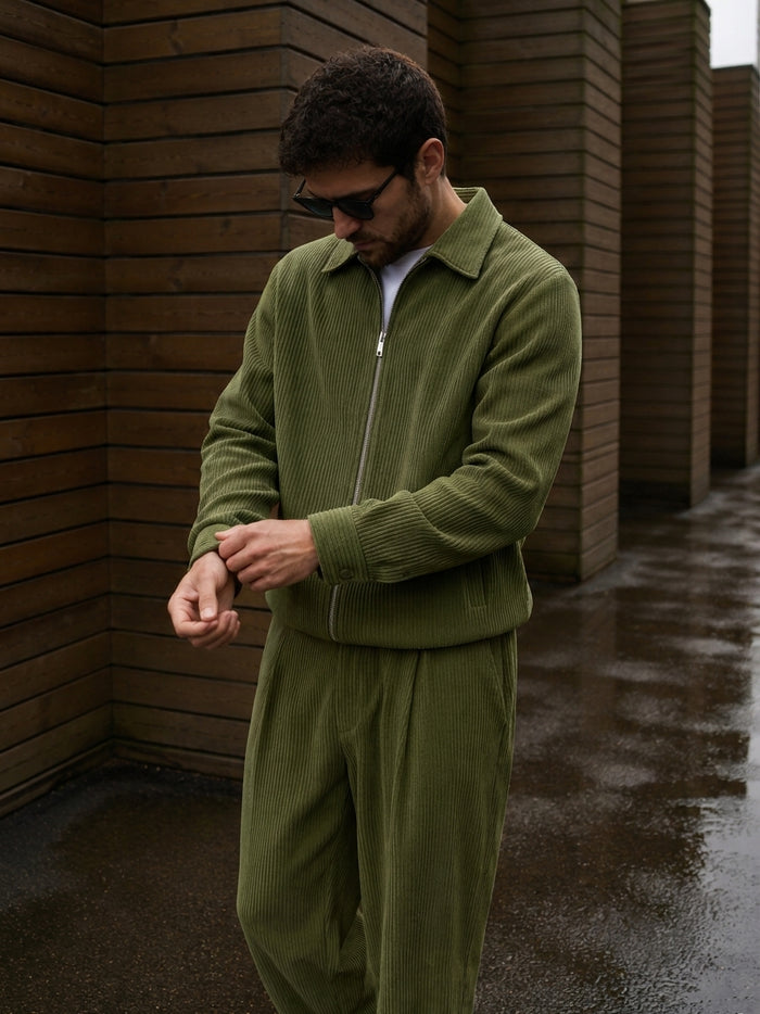 Bolzano Double-Zip Tracksuit - Khaki detail