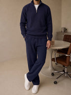 Ravenna Knit Polo Set - Navy