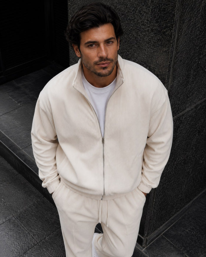 Como Full-Zip Tracksuit - Cream