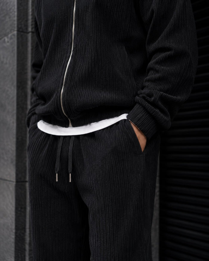 Como Full-Zip Tracksuit - Black