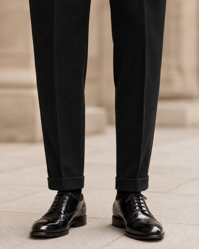 Luppo Trousers - Black fit