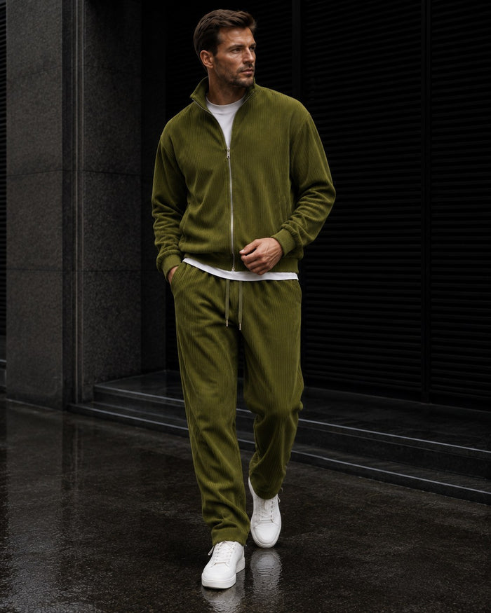 Como Full-Zip Tracksuit - Khaki