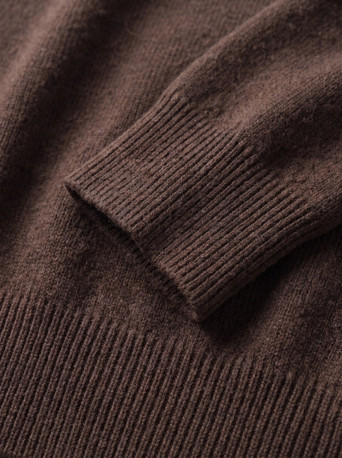 Parma Knit Polo Set - Chocolate fit