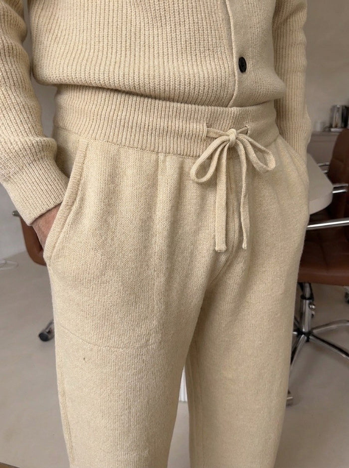 Mantova Button Knit Set - Beige detail