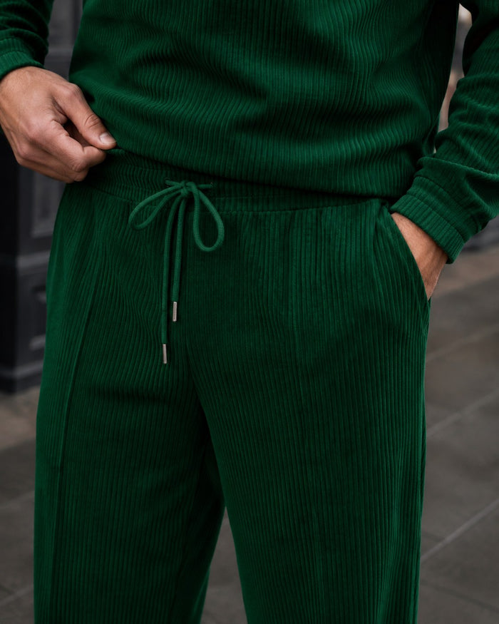 Garda Half-Zip Tracksuit - Emerald detail