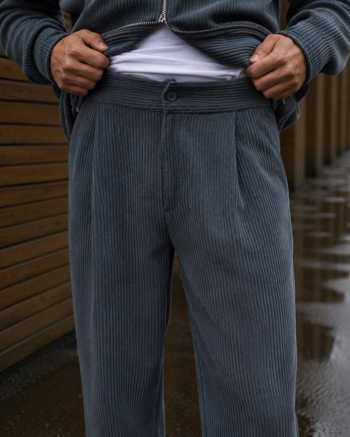 Bolzano Double-Zip Tracksuit - Graphite fit