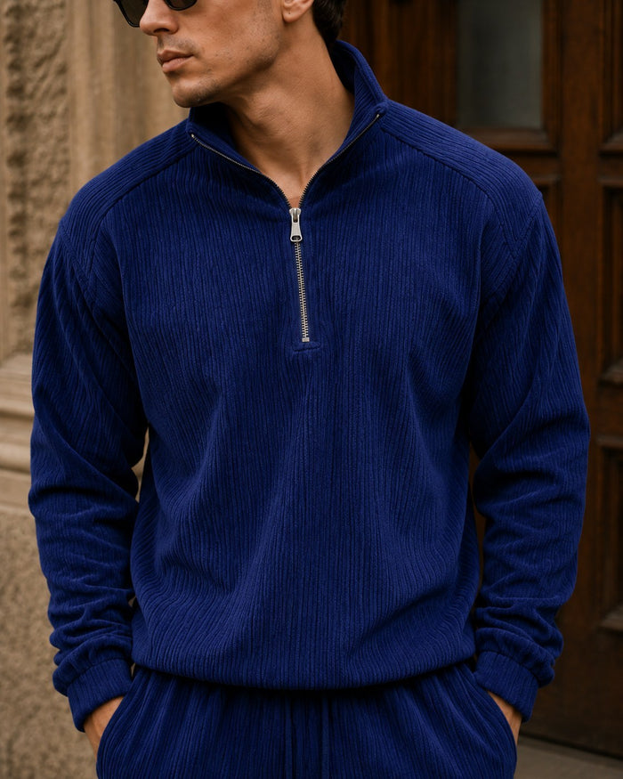 Garda Half-Zip Tracksuit - Navy fit