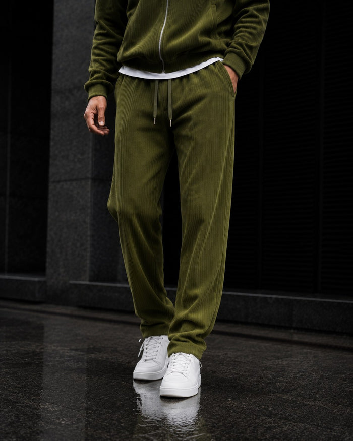 Como Full-Zip Tracksuit - Khaki fabric