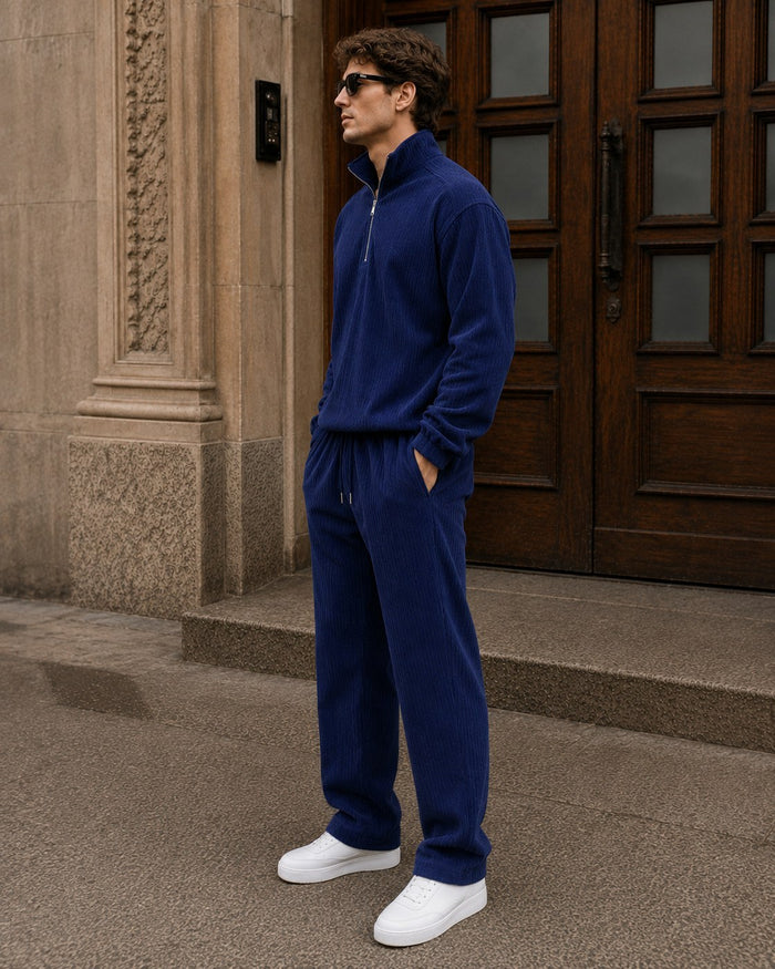 Garda Half-Zip Tracksuit - Navy