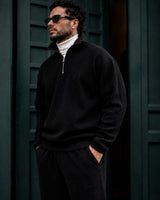 Garda Half-Zip Tracksuit - Black