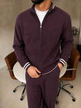 Lucca Knit Tracksuit - Chocolate
