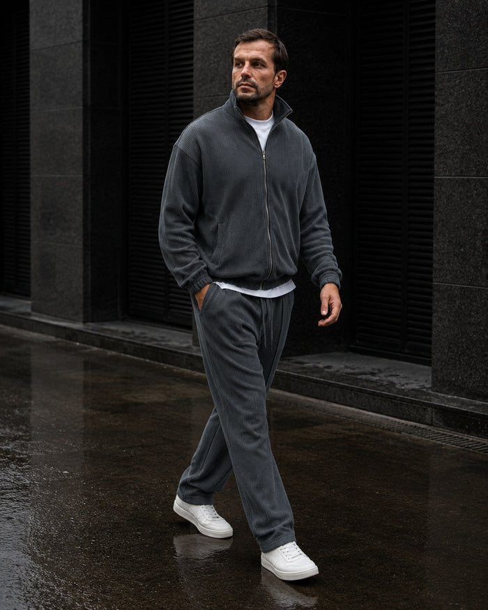 Como Full-Zip Tracksuit - Graphite detail