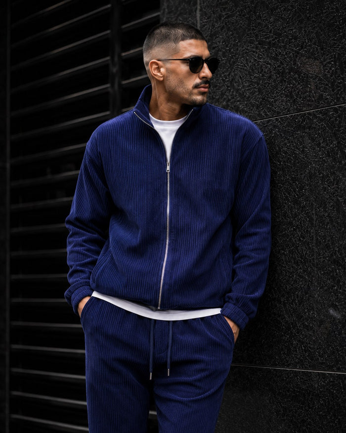 Como Full-Zip Tracksuit - Navy fabric