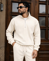 Garda Half-Zip Tracksuit - Cream