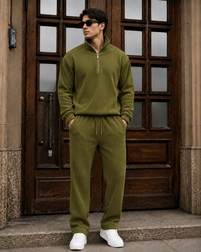 Garda Half-Zip Tracksuit - Khaki
