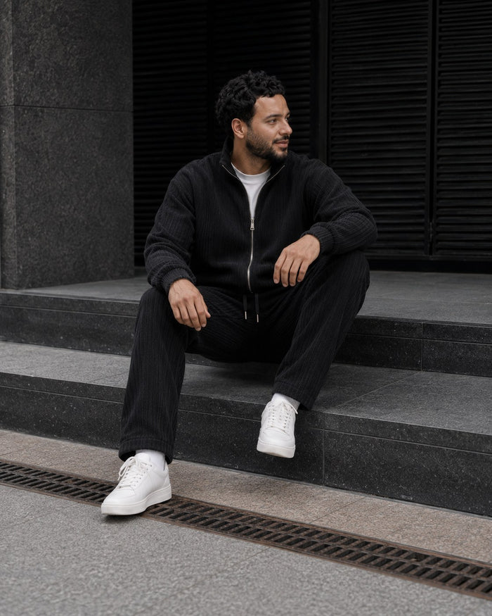 Como Full-Zip Tracksuit - Black detail