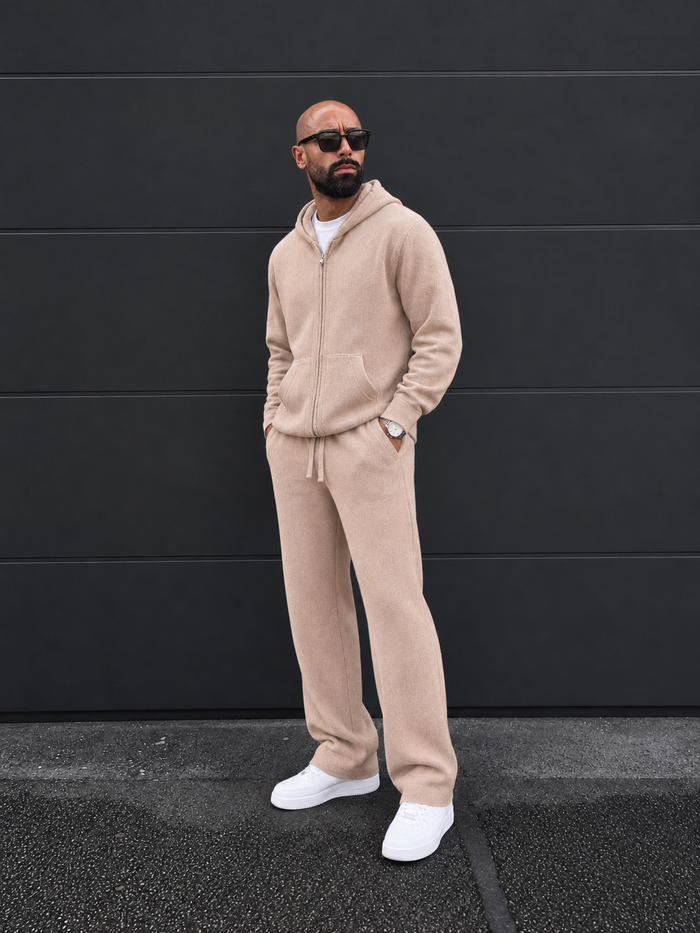 Pesaro Hooded Knit Set fabric