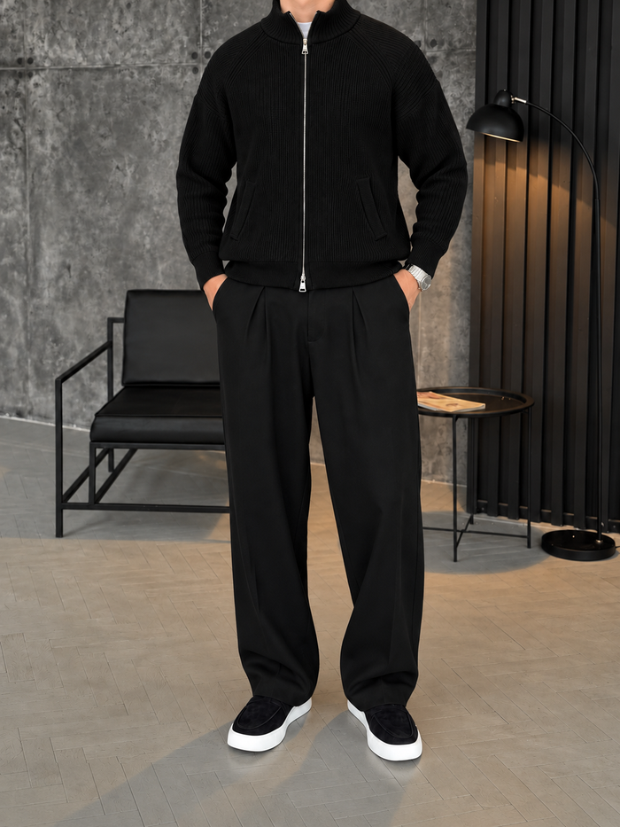 Mazara Zip Cardigan fabric