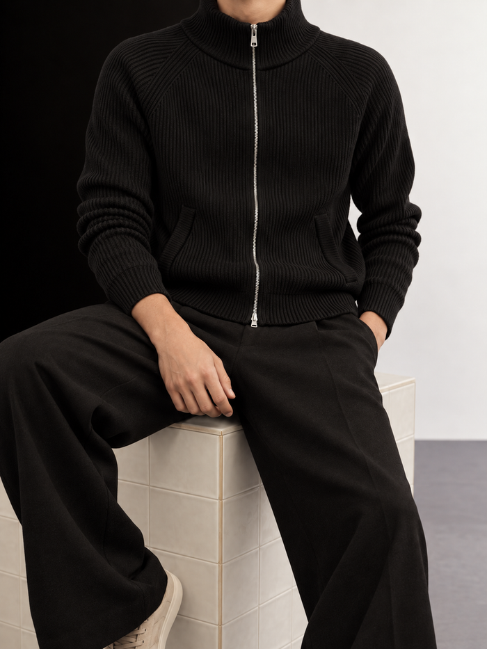 Mazara Zip Cardigan fit