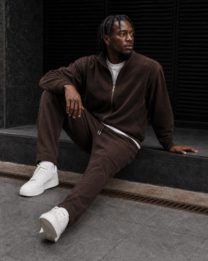 Como Full-Zip Tracksuit - Chocolate