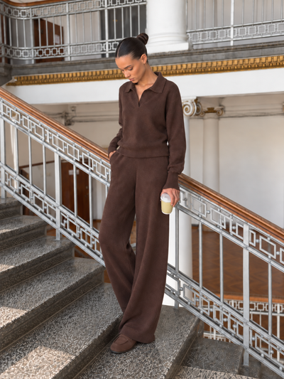 Taormina Women's Knit Polo Set