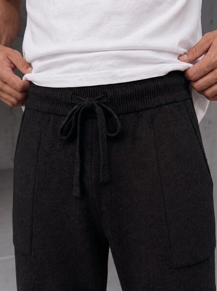 Parma Knit Polo Set - Black detail