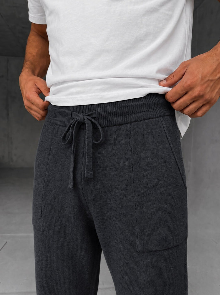 Parma Knit Polo Set - Graphite fit