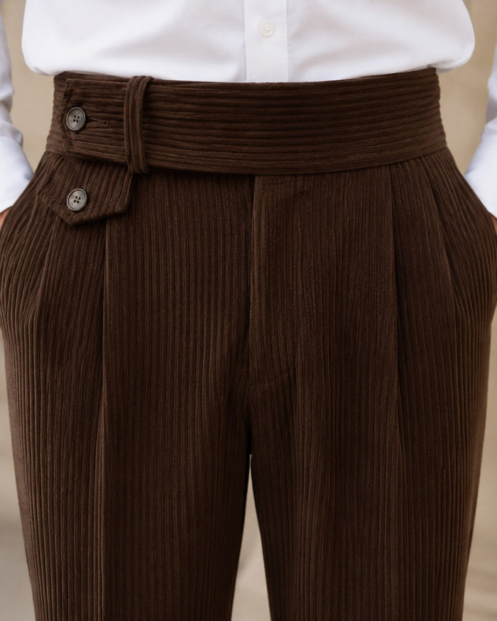 Luppo Trousers - Chocolate