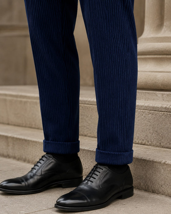 Luppo Trousers - Blue fit